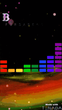 a poster with a rainbow colored equalizer and the words ba forsa bersatu