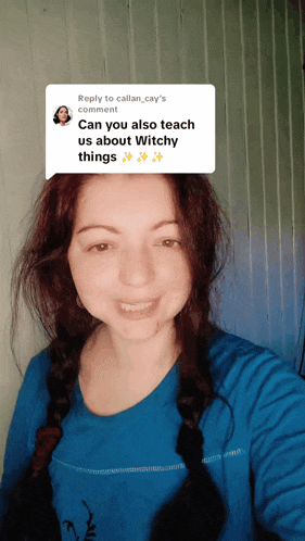a reply to callan_cay 's comment can you also teach us about witchy things is displayed