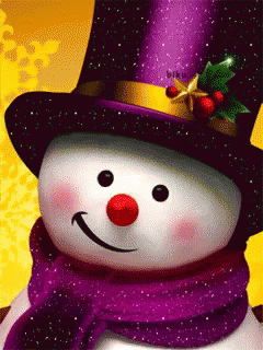 Scarf Snowman GIF - Scarf Snowman Glitter GIFs