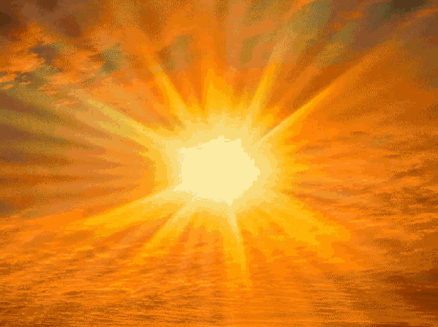 the sun shines brightly through the clouds