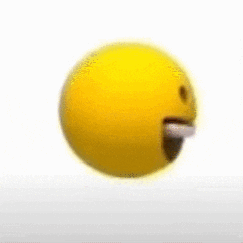 a yellow smiley face sticking its tongue out .