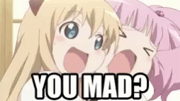 You Mad Anime GIF - You Mad Anime Clingy GIFs