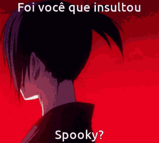 a picture of a boy with blue eyes and the words spooky