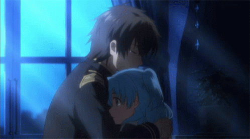 Anime Couple Hug GIF - Anime Couple Hug GIFs