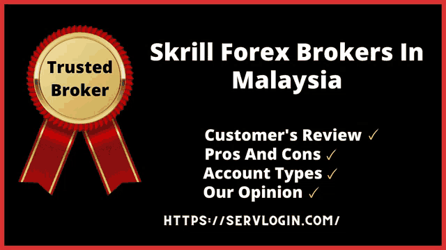a gold ribbon with the words trusted broker on it