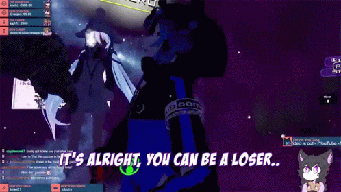You Can Be A Loser Losing Is Ok GIF - You Can Be A Loser Losing Is Ok Love A Loser GIFs