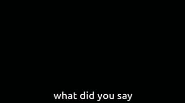 a close up of a woman 's face with the words `` what did you say '' written below it .
