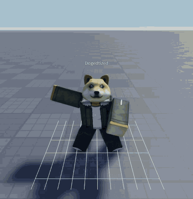 a dog in a video game with the name dogedtized