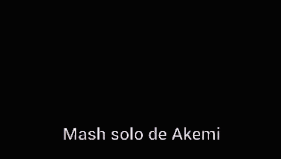 a pixelated image of a man with mash solo de akemi written on it
