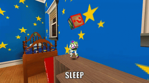 Toy Story Buzz Lightyear GIF - Toy Story Buzz Lightyear Sleep GIFs