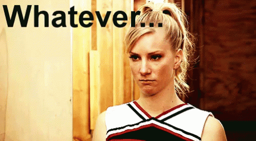 Whatever GIF - Whatever Glee Britneypierce GIFs