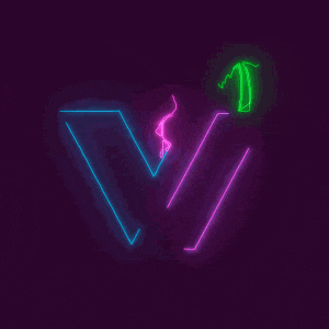a neon sign with a flamingo and a palm tree