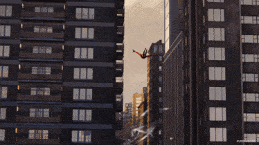 Landing Miles Morales GIF - Landing Miles Morales Spider-man GIFs