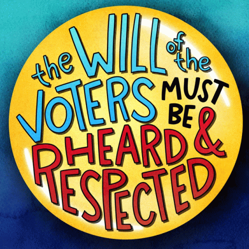 The Wil Of The Voters Must Be Heard And Respected Voting Rights GIF - The Wil Of The Voters Must Be Heard And Respected Voting Rights Voter Suppression GIFs