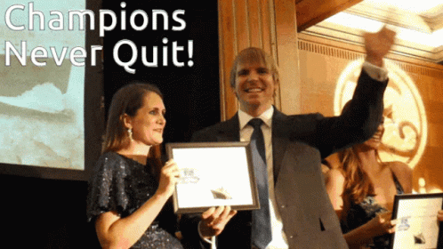 Champions Never Quit Timothy Mc Gaffin GIF