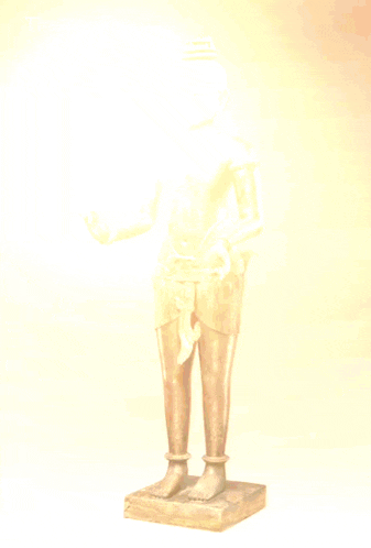 a statue of a man with the word thailand on the bottom right