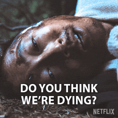 Do You Think Were Dying Danny Cho GIF - Do You Think Were Dying Danny Cho Steven Yeun GIFs