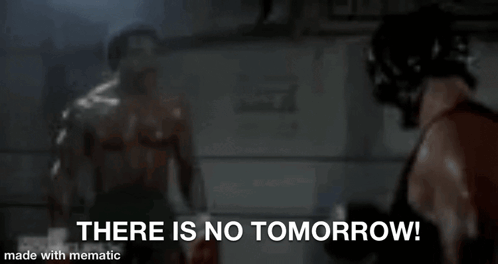 Rocky Creed GIF - Rocky Creed There Is No Tomorrow GIFs