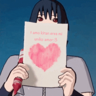 a person is holding a piece of paper that says i amo kiran eres mi uniko amor