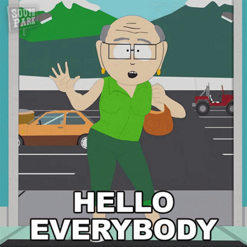 Hello Everybody Janet Garrison GIF - Hello Everybody Janet Garrison South Park GIFs