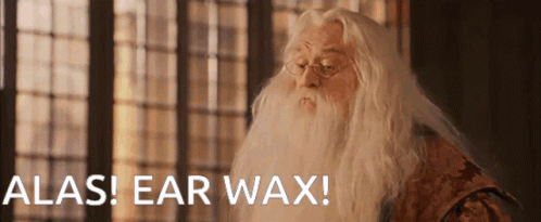 Alas Earwax Harry Potter GIF - Alas Earwax Harry Potter Dumbledore GIFs