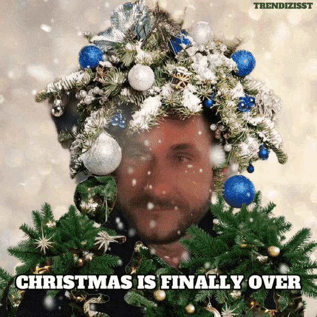 Christmas Is Over Finally Over GIF - Christmas Is Over Finally Over I Hate Christmas GIFs