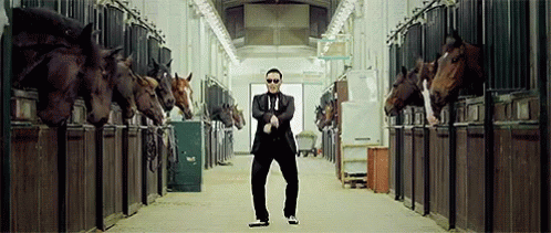 Psy Dance GIF - Psy Dance Horses GIFs