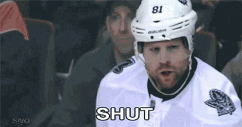 Toronto Maple Leafs Phil Kessel GIF - Toronto Maple Leafs Phil Kessel Shut Your Fucking Mouth GIFs