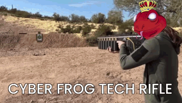 Tech Rifle Frog Blacksheep Tech Rifle GIF - Tech Rifle Frog Blacksheep Tech Rifle GIFs