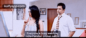 Everyone Is Busy Watchingindia-pakistan Cricket Match..Gif GIF - Everyone Is Busy Watchingindia-pakistan Cricket Match. Nibunan Arjun GIFs