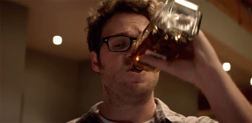 Drinking Seth Rogen GIF - Drinking Seth Rogen This Is The End GIFs