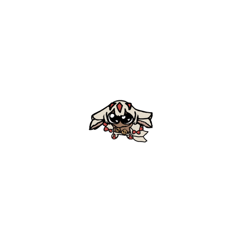 a cartoon drawing of a dog with a scarf around its neck and a crown on its head .