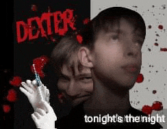 a poster for dexter tonight 's the night