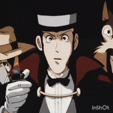 a man in a top hat is holding a lighter in his hand