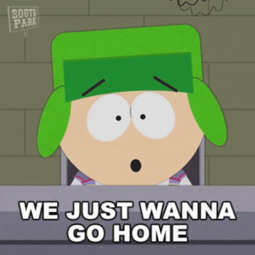 We Just Wanna Go Home Kyle Broflovski GIF - We Just Wanna Go Home Kyle Broflovski South Park GIFs