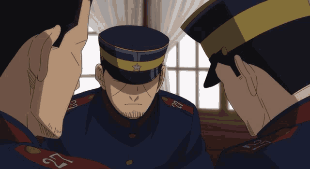 a man in a military uniform has the number 27 on his chest