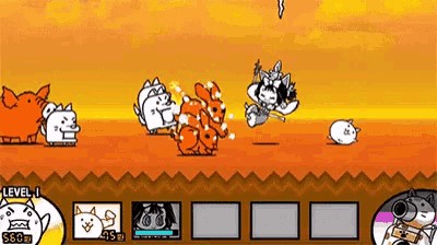 a group of cartoon characters are fighting each other in a video game