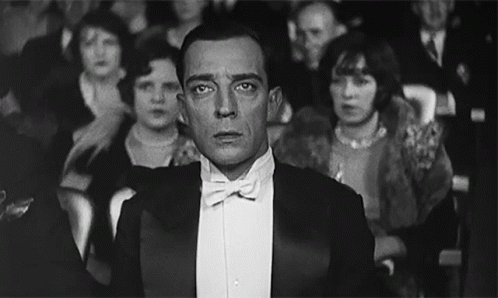 Buster Keaton Hiss GIF - Buster Keaton Hiss GIFs