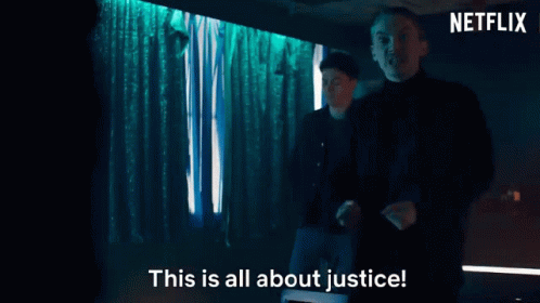 This Is All About Justice Naja GIF - This Is All About Justice Naja How I Became A Superhero GIFs
