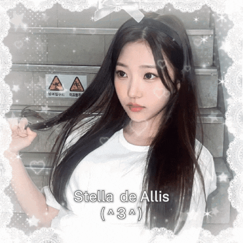 stella de allis is the name of the girl in this picture