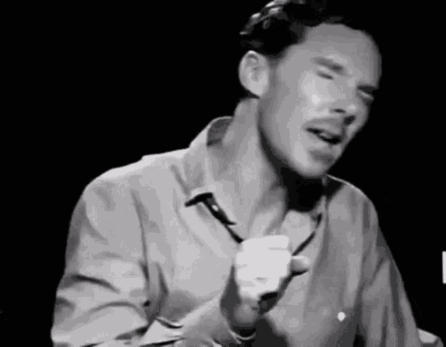 Singing Feeling It GIF - Singing Feeling It Benedict Cumberbatch GIFs