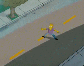 The Simpsons Splat GIF - The Simpsons Splat Omg GIFs