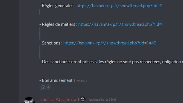 a screenshot of a discord conversation between general atsuyain starf and yagpdb.xyz colonel atsujin alejandro