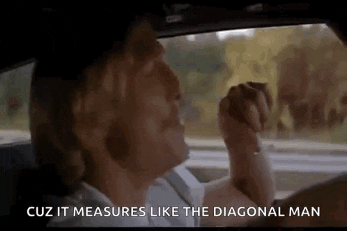 a man is driving a car and talking on the phone .