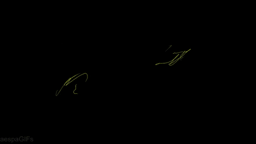 a black background with a yellow aespa logo on it