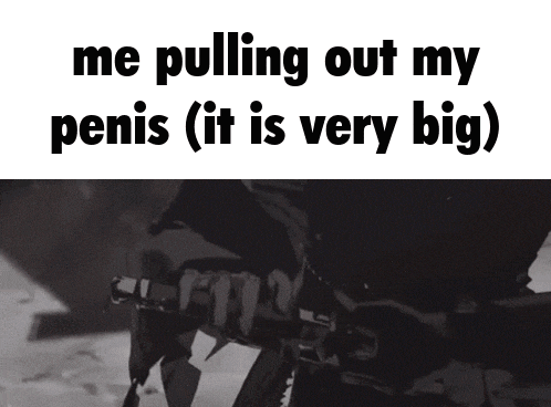 a person is pulling out their penis with a red light
