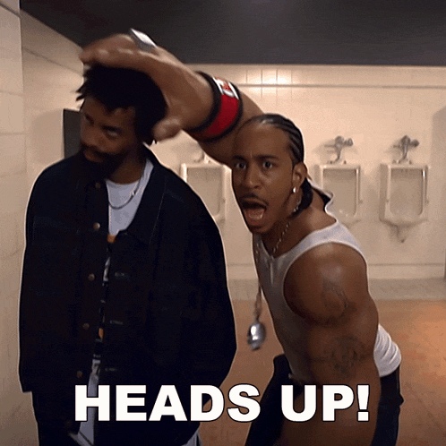 Heads Up Ludacris GIF - Heads Up Ludacris Get Back Song GIFs