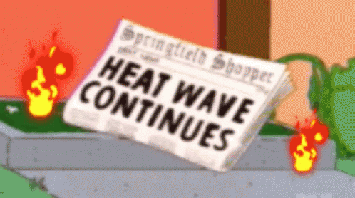 Heat Wave Melting GIF - Heat Wave Melting Headlines GIFs