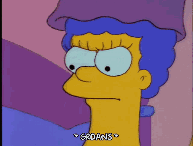 a close up of a cartoon character with the word grodans on the bottom right