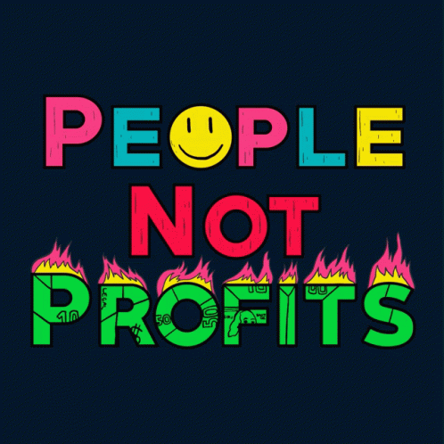 People Not Profits No Prisons For Profit GIF - People Not Profits No Prisons For Profit Profit Prison GIFs